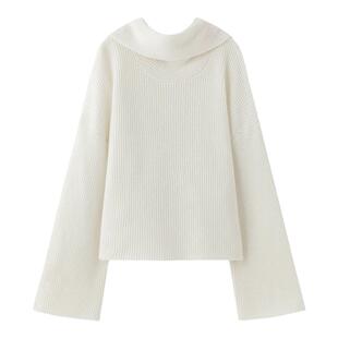 VIKTORIACHAN24/25秋冬成衣系列 围巾装饰宽松针织羊毛毛衣