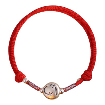 999足银十二生肖手链儿童手绳