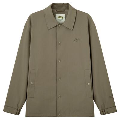 【秋季甄选】Hazzys哈吉斯男士宽松翻领夹克休闲潮流纯色通勤外套