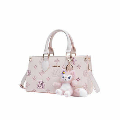 Daphne/达芙妮百搭新款时尚文艺风可爱女生单肩包包手拎包25060