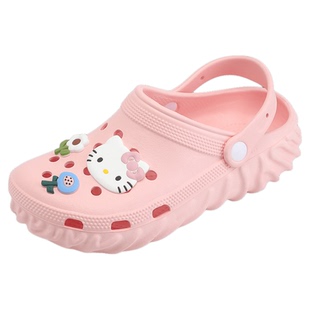 HelloKitty凯蒂猫童鞋儿童凉拖鞋女童夏季新款防谁沙滩鞋外穿凉鞋