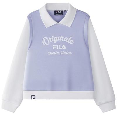 FILAKIDS斐乐女中大童套头卫衣