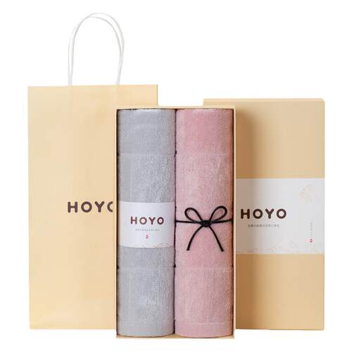 日本HOYO毛巾礼盒装男女家用吸水速干员工福利团购定制礼品套装