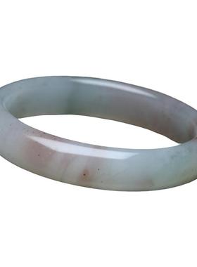 鸡血玉手镯天然玉石冰种名族风女