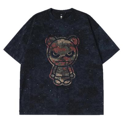 hipanda短袖潮牌体恤迷彩