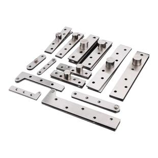 不锈钢一字铰链360旋转门配件暗藏橱柜门轴暗门隐形门天地轴合页