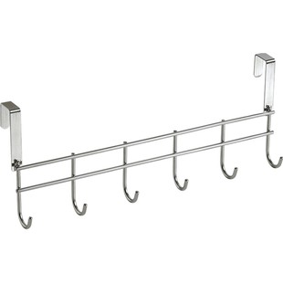 维度空间厨房304不锈钢橱柜门挂钩门背式无痕免钉挂钩门后毛巾钩