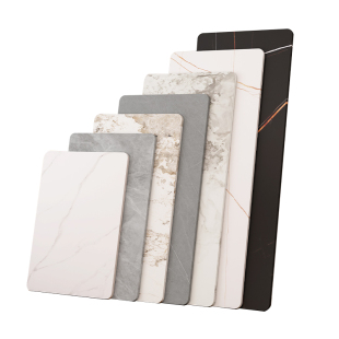 正方形岩板台面定制大理石餐桌面板材茶几厨房瓷砖餐边柜异形台面