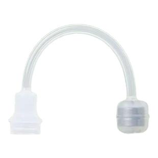 博恩斥菌硅胶重力球吸管奶嘴奶瓶配件有骨喝水喝奶304不锈钢吸管