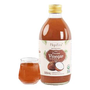 体飞适原浆椰子醋500ml健康0脂肪浓缩健身饮料调味果醋意大利进口