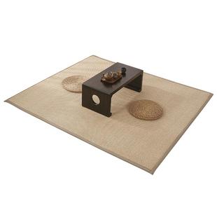 日式竹编地毯卧室榻榻米地垫茶桌民宿凉席毯草席地铺睡垫飘窗垫子