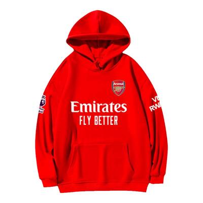 23-24赛季阿森纳足球迷连帽卫衣