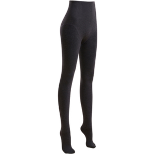 灰色加绒打底裤女2024新款秋冬季加厚保暖压力瘦腿裤白色连袜裤子