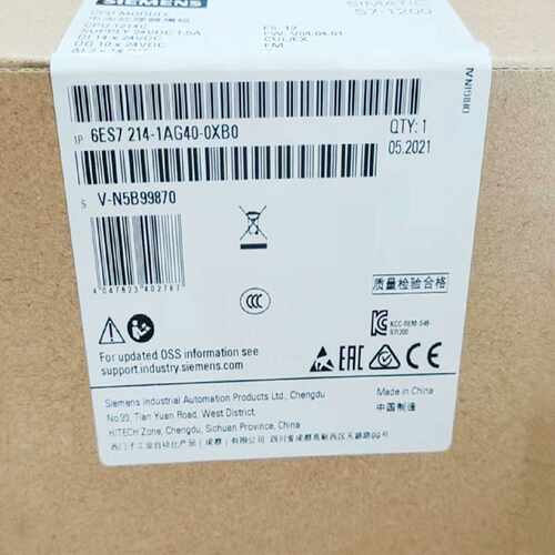 议价CPU 1214C DC/DC/DC 14DI/10DO西门子S7-1200 6ES7214-1AG40-