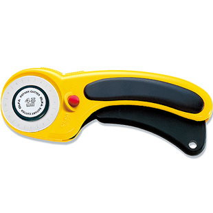 原装日本OLFA安全型旋转式切割刀 缝纫刀/滚刀 RTY-2/DX刀