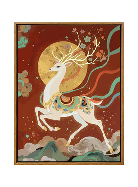 敦煌九色鹿diy数字油画