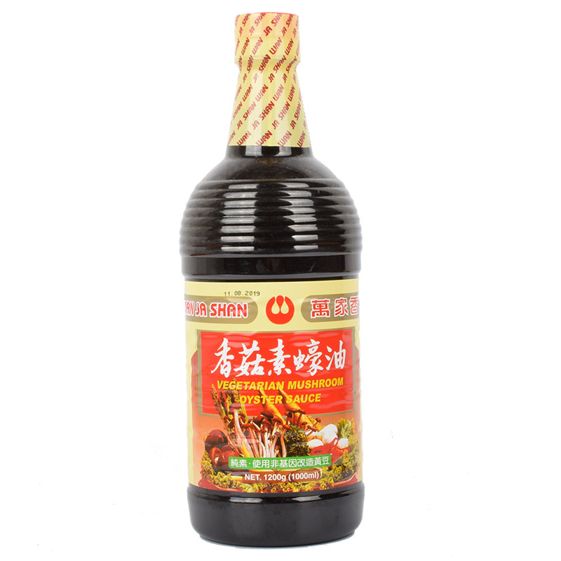 台湾进口万家香香菇素蠔油1000ml纯素食蚝油佛家调味料纯酿造酱料