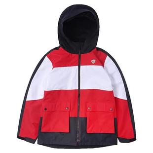 诺诗兰儿童三合一冲锋夹克防风衣男童户外外套秋冬中大童防水时尚