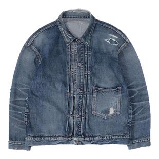 MADNESS AGING TYPE-I DENIM TRUCKER 日产破坏牛仔夹克 24AW