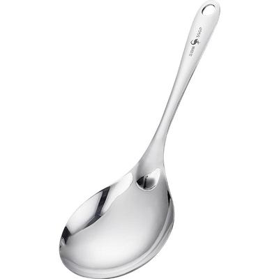 三四钢漏勺304不锈钢加大加厚