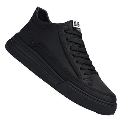 HBLK秋季男鞋新款真皮休闲运动鞋