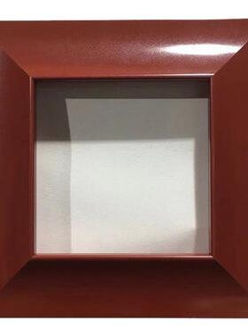 可定制简约钢琴烤漆实木画框装裱照片相框挂墙镜框红色油画框外框