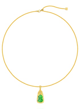 中式高级感佛牌项链女