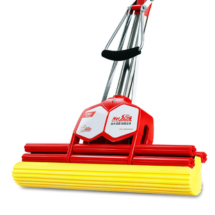 好媳妇家用免手洗懒人干湿两用大号挤水胶棉吸水海绵拖把拖地神器