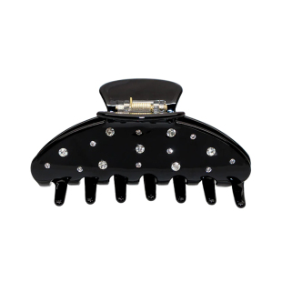 emijay同款星河水滴镶钻发夹百搭优雅法式复古后脑勺抓夹鲨鱼夹