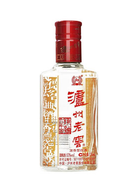 泸州老窖125ml六年窖头曲52度浓香型白酒纯粮食口粮小酒自饮小酌