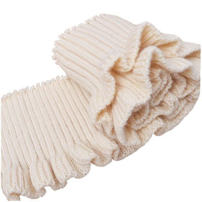 diy木耳边毛线罗纹下摆加长领口