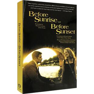 爱在黎明破晓前 Before Sunrise Before Sunset 英文原版文学戏剧  奥斯卡奖电影剧本 爱在日落黄昏时 进口英语书籍