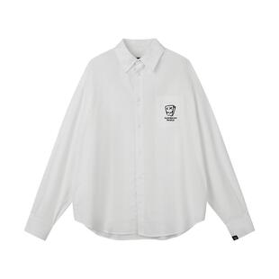 【明星同款】Dangerouspeople薛之谦dsp刺绣时尚宽松潮流休闲衬衫