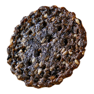 松谷屋黑芝麻谷力脆饼孕妇儿童老人薄饼干高蛋白质零食一级黑芝麻