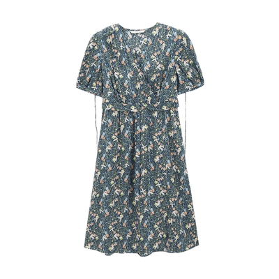 MSLAN普罗旺斯浪漫法式收腰裙