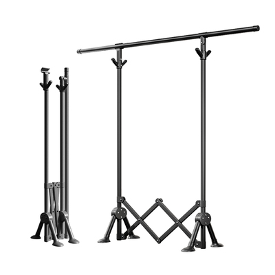 【加厚升降】飘窗折叠晾衣架小型