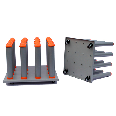 可移动中国收纳架铁广告卷材收纳