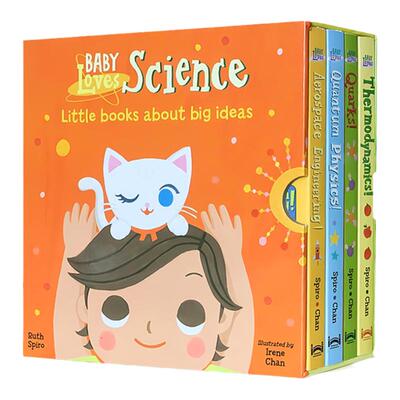 Baby Loves science 1-10册全系列 宝宝爱科学 纸板书 英文原版 低幼科普图画书 儿童启蒙入门亲子读物进口英语 Ruth Spiro 绘本