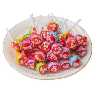 高颜值迷你棒棒糖网红水果味棒棒糖混合装儿童节日硬糖果散装喜糖