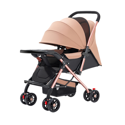 可坐可躺双向高景观婴儿推车
