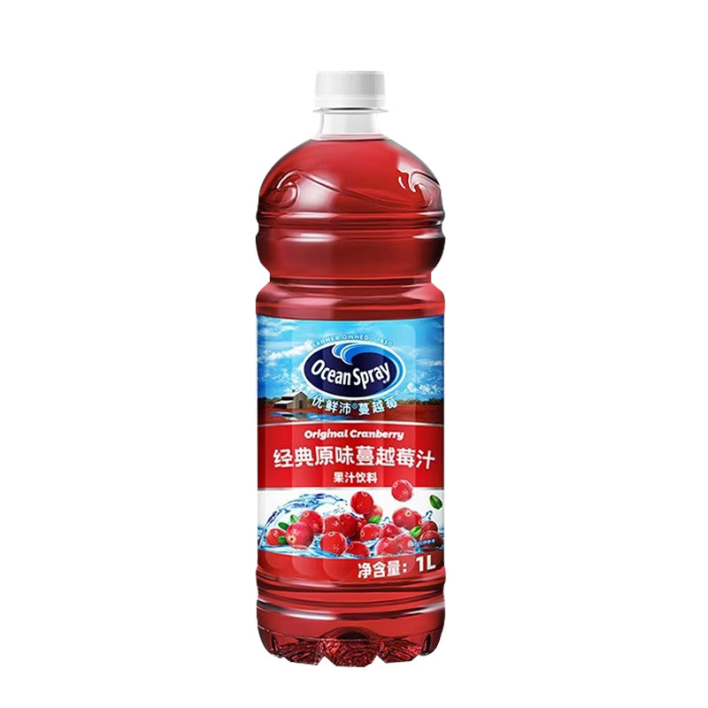 优鲜沛蔓越莓果汁1L/1.89L瓶装