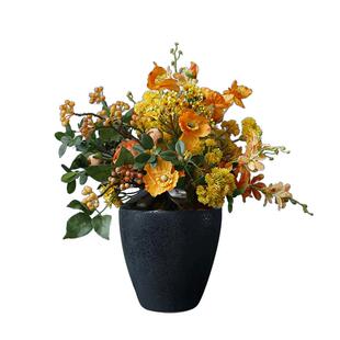 假花仿真花客厅尤加利酒店家居花束摆件帝王花绢花室内摆设装饰花