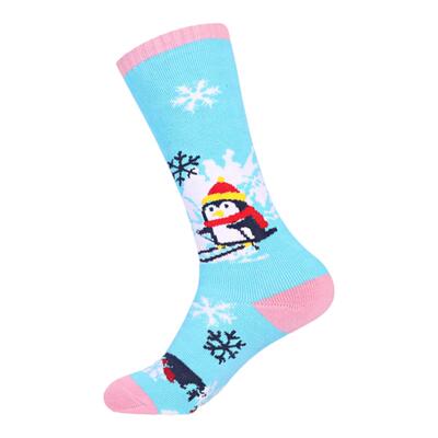 加厚保暖速干透气儿童款滑雪袜