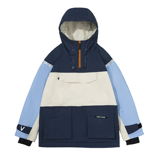 VECTOR玩可拓儿童滑雪服套装女童防水保暖单双板滑雪衣滑雪裤男童