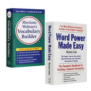 单词的力量+韦氏字根词根词典 英文原版英英字典 word power made easy Vocabulary Builder 韦小绿 英语词缀词汇工具书