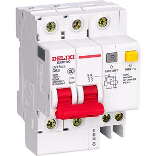 德力西电气直流空开DZ47SZ过载/短路保护空开断路器1P2P 32A63A