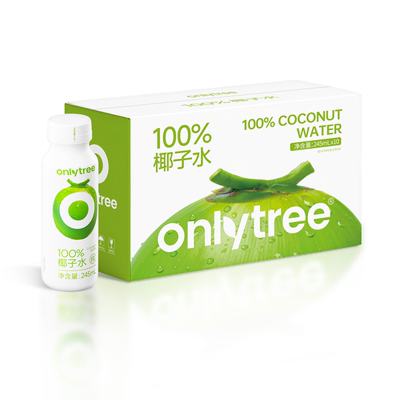 100%椰子水富含电解质天然补水