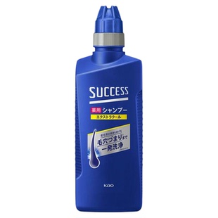 日本花王Success男士洗发水薄荷清爽控油蓬松洗发露无硅油止痒
