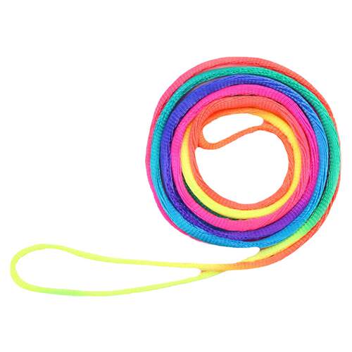 儿童翻花绳专用的绳子皮筋学生彩虹彩色绳小学生挑花绳教程玩具