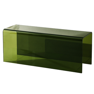 北欧简约亚克力床尾凳透明长条凳拱形轻奢换鞋凳卧室衣帽间沙发凳